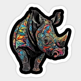 Rhinoceros Sticker